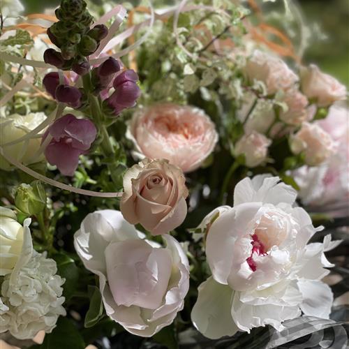 Grace Peony, Hydrangea and Rose Bouquet