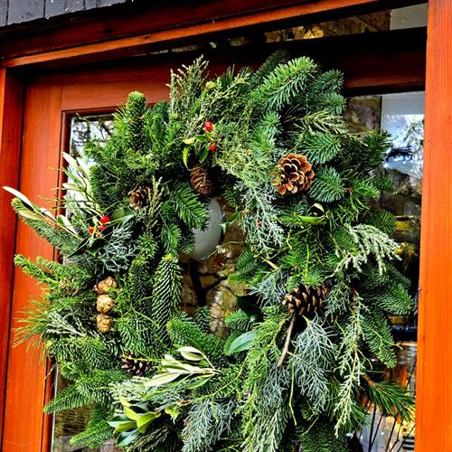 The Enchanted Forest Natural Door Wreath or Table Centre