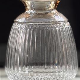 Courcheval Vase in clear and tinted gold glass